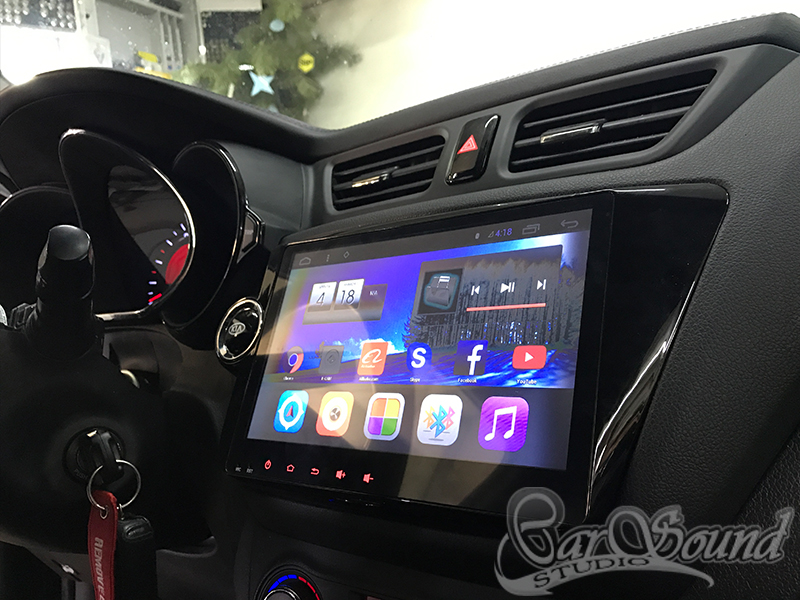 Установка магнитолы (ОС Android) в автомобиль KIA Rio. Установка камеры заднего вида