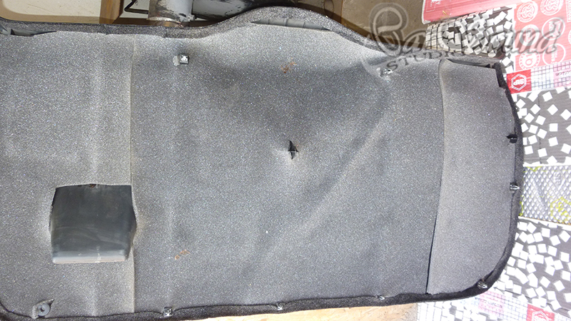 Шумоизоляция накладки крышки багажника