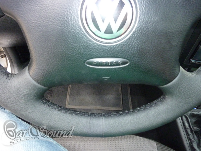 Обтяжка кожей Volkswagen Golf