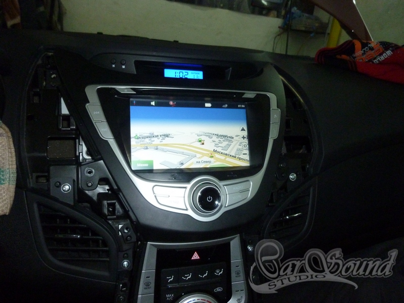 Навигация в Hyundai Elantra