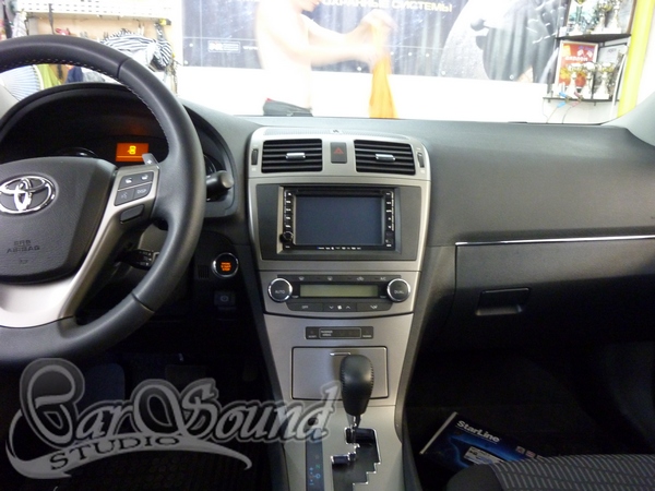 установка магнитолы в Toyota Avensis