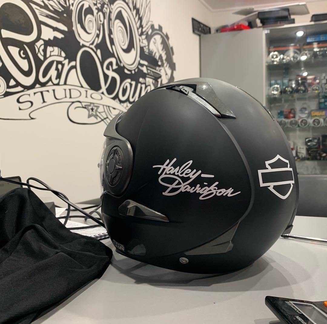 Аэрография шлема Harley Davidson
