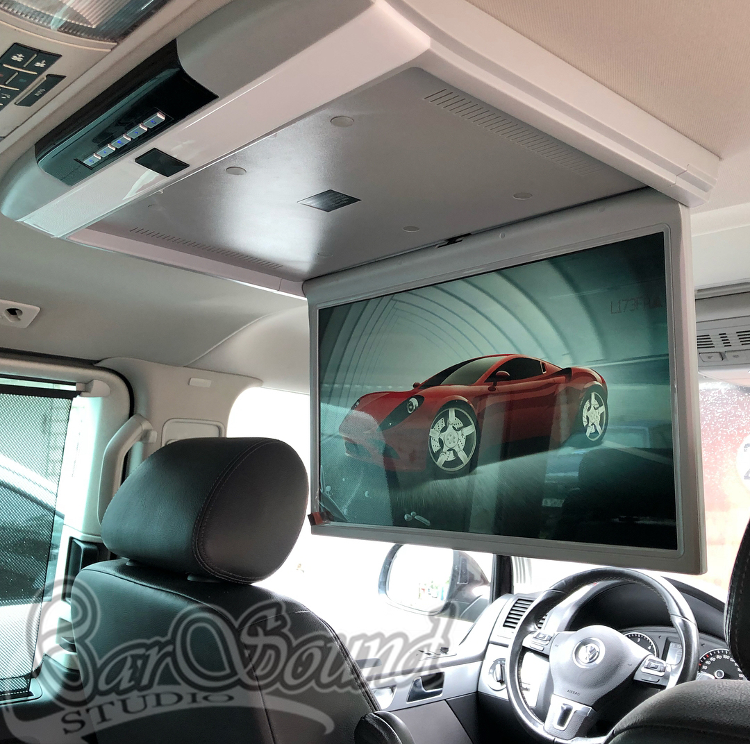 Установка телевизора в потолок авто Харьков